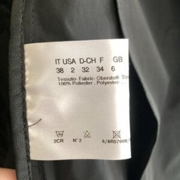 Cinzia Rocca Due Witchy Chic Whimsigoth Tired Ruffled Short Rain Coat Size 2 - Picture 8 of 12